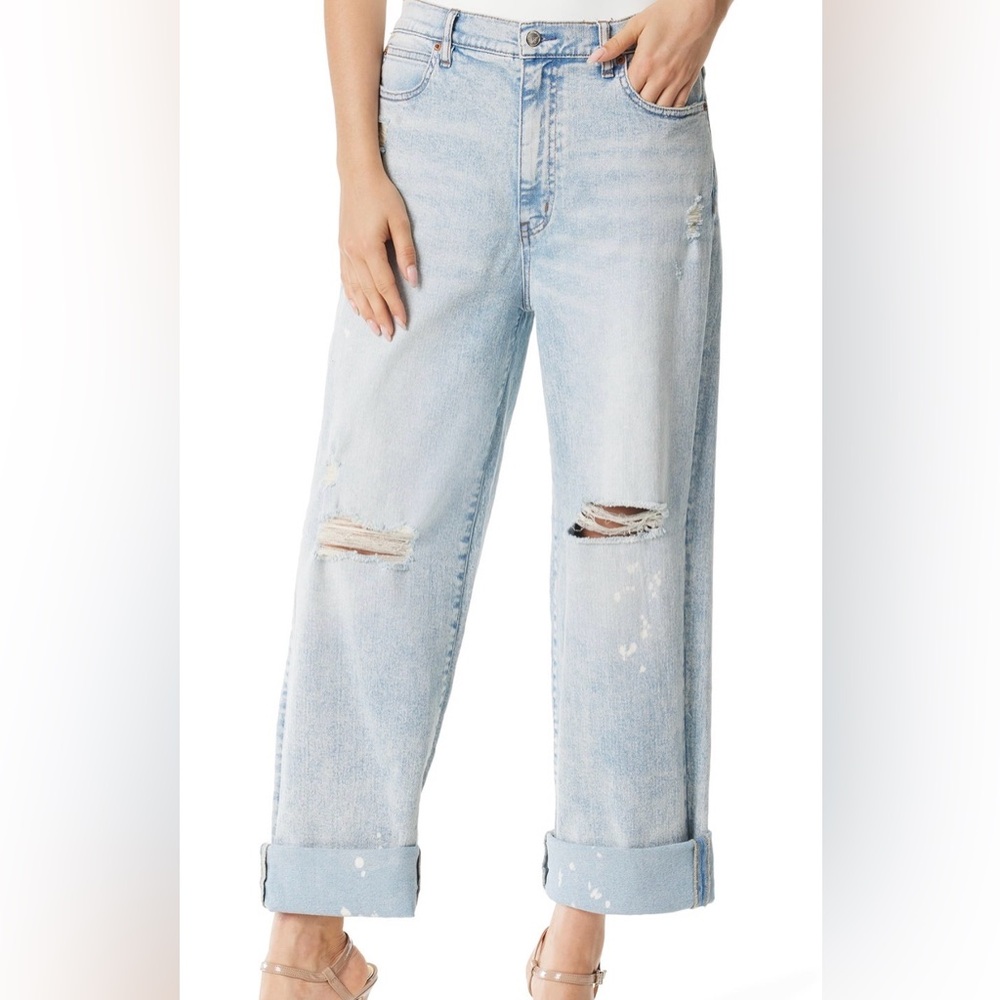 Jessica Simpson Zinnia Wide Leg Boyfriend Jeans – Size 10